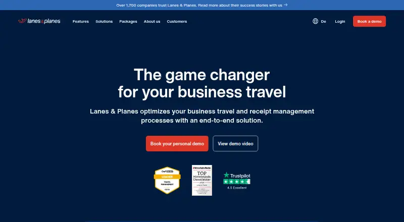 The Lanes & Planes homepage