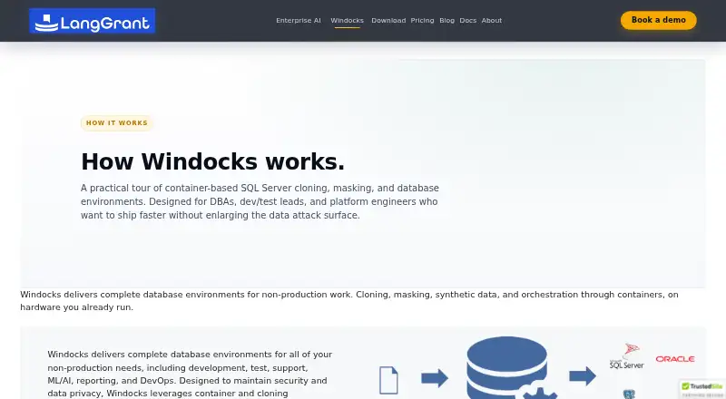 The Windocks homepage