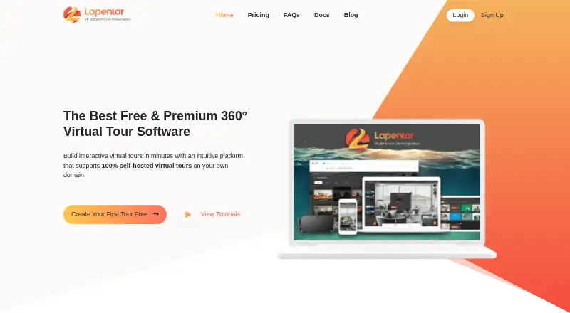 The Lapentor homepage