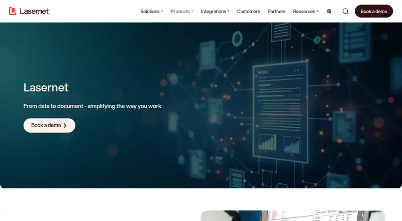 The Lasernet homepage
