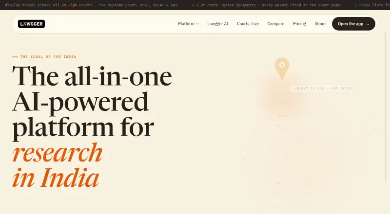 The Lawgger homepage