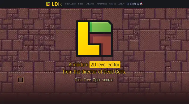 The LDtk homepage