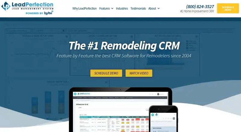 The LeadPerfection homepage