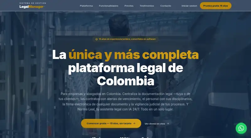 The Legal Manager homepage