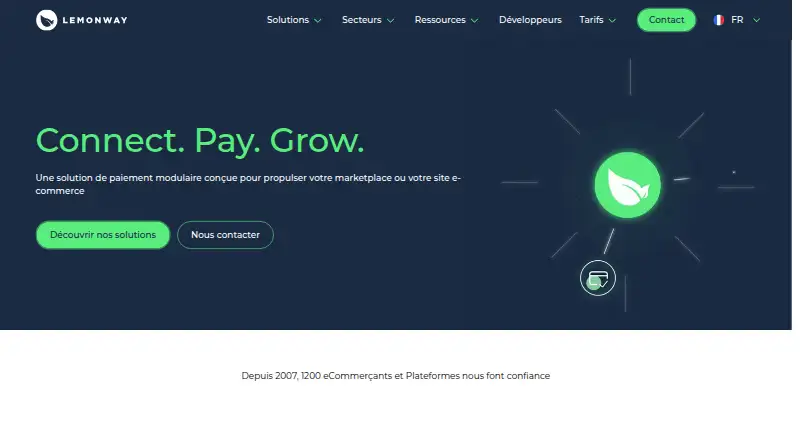 The Lemonway homepage