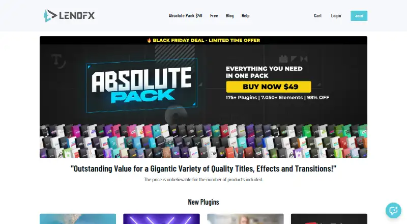 The LenoFX homepage