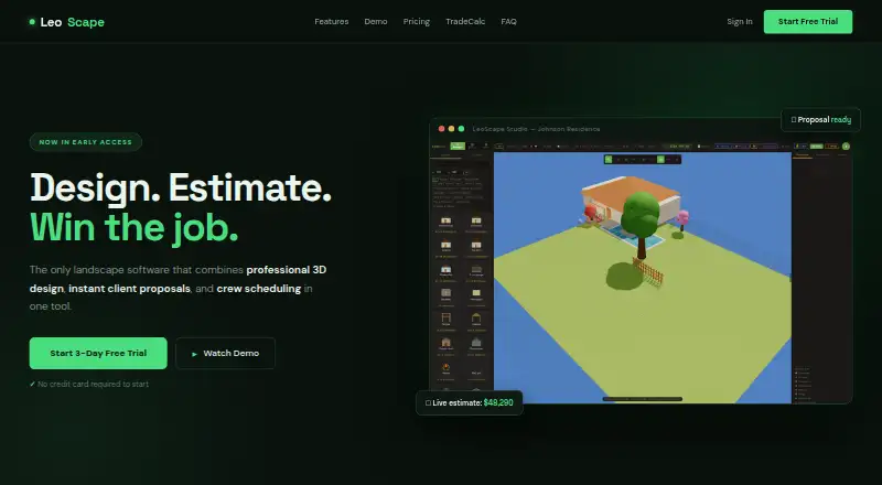 The LeoScape homepage