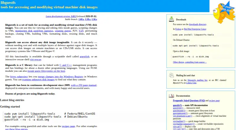 The libguestfs homepage