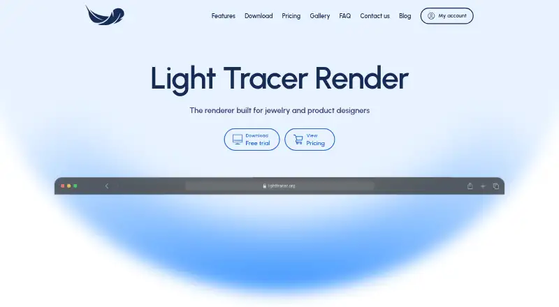The Light Tracer Render homepage