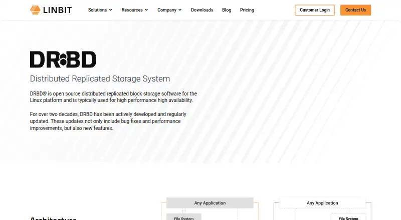 The LINBIT DRBD homepage