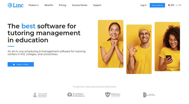 The Linc homepage