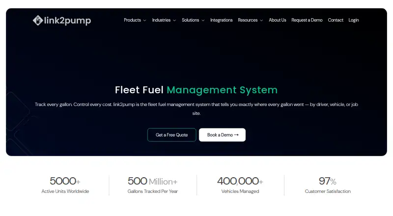The link2pump homepage
