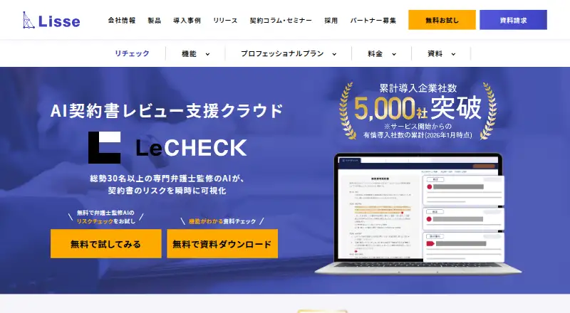 The LeCHECK homepage