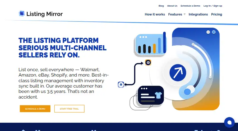 The Listing Mirror homepage