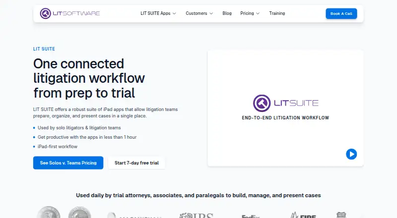 The LIT SUITE homepage