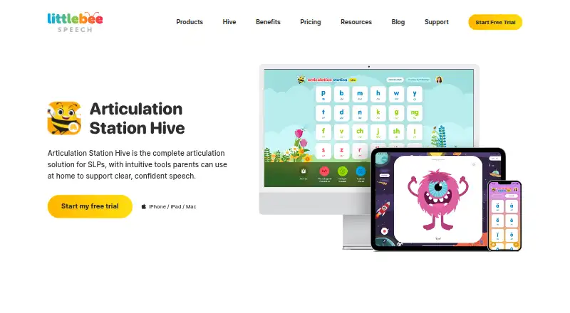 The Articulation Station Hive homepage