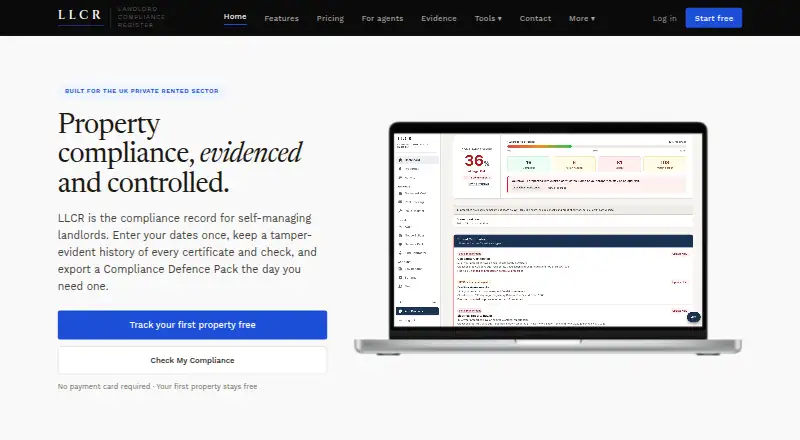 The LLCR homepage