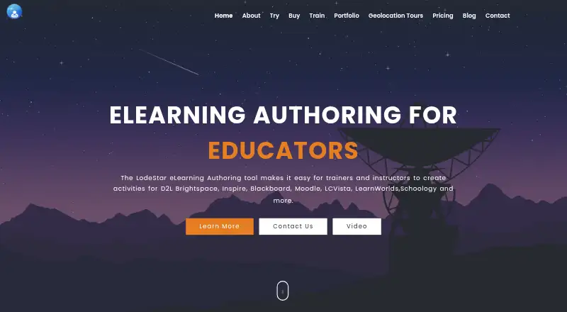 The LodeStar homepage