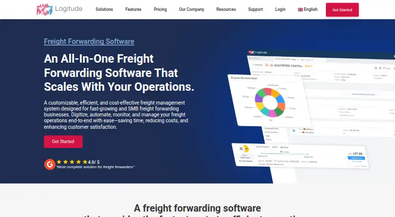 The Logitude homepage
