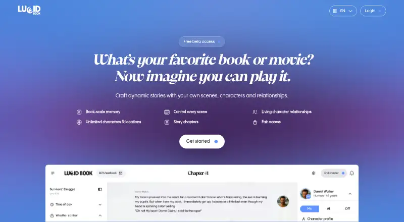 The Lucid Book homepage