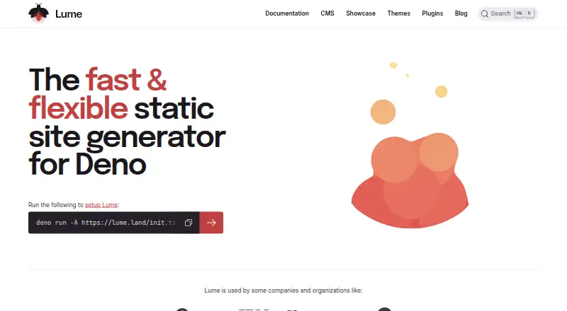 The Lume homepage