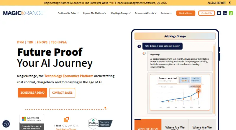 The MagicOrange homepage
