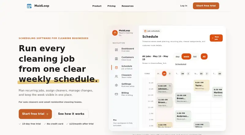 The MaidLoop homepage