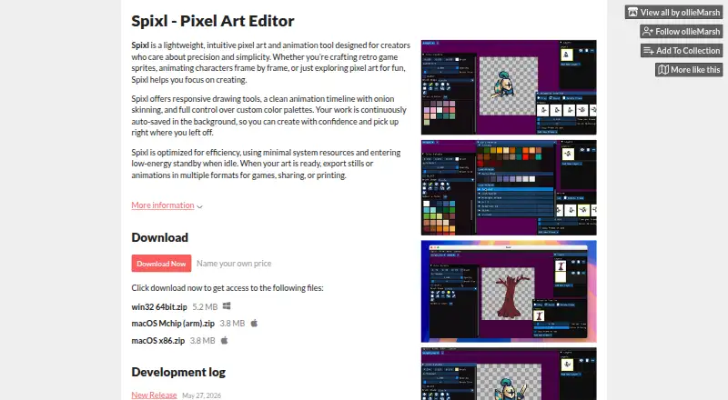 The Spixl homepage