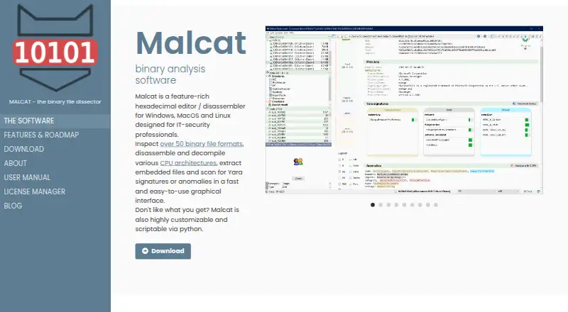 The Malcat homepage