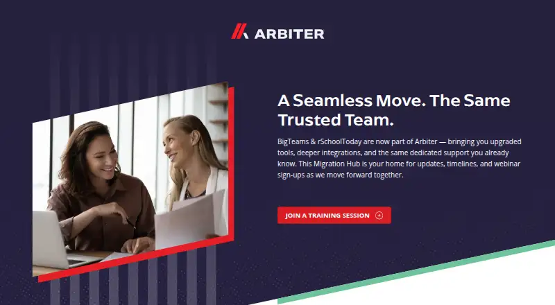 The Arbiter Websites homepage