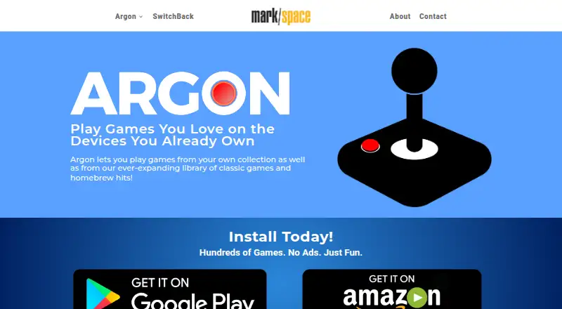 The Argon homepage