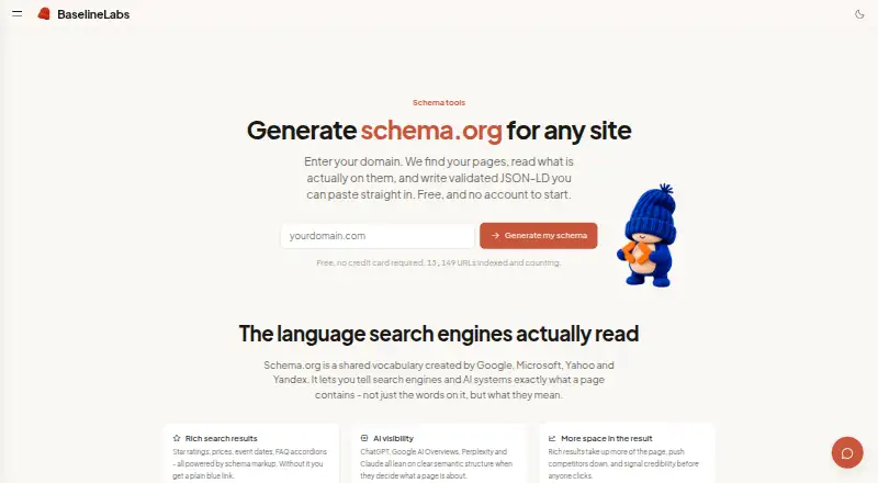 The Rolling Schema homepage