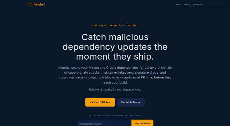 The Marshal homepage
