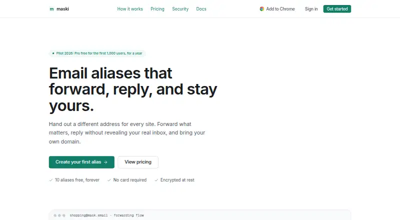 The Maski homepage