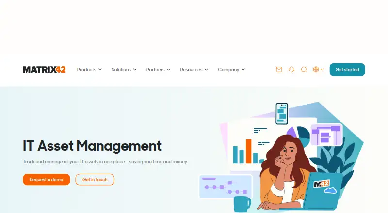 The Matrix42 Asset Management homepage
