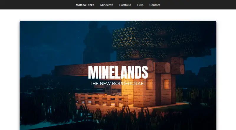 The Minelands homepage