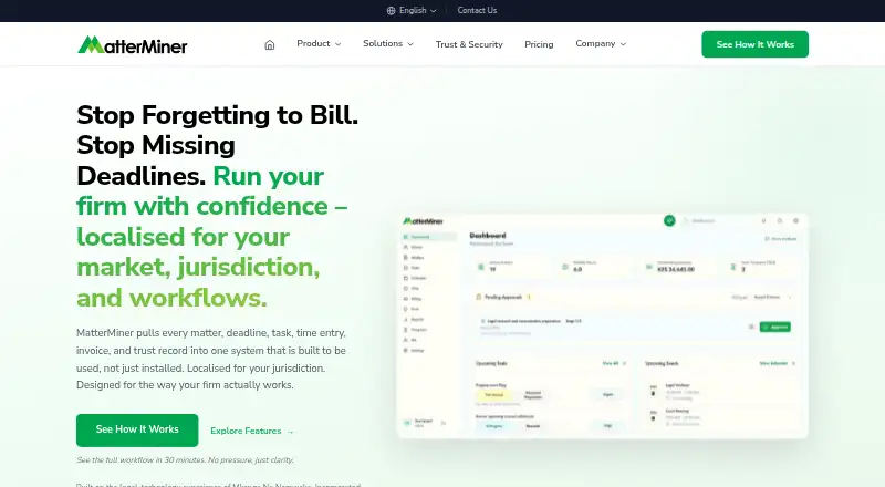The MatterMiner homepage