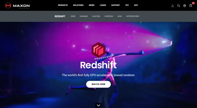 The Redshift homepage
