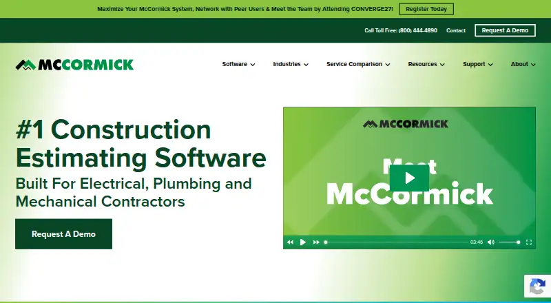 The McCormick Systems homepage
