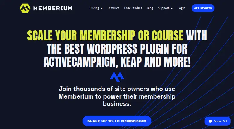 The Memberium homepage