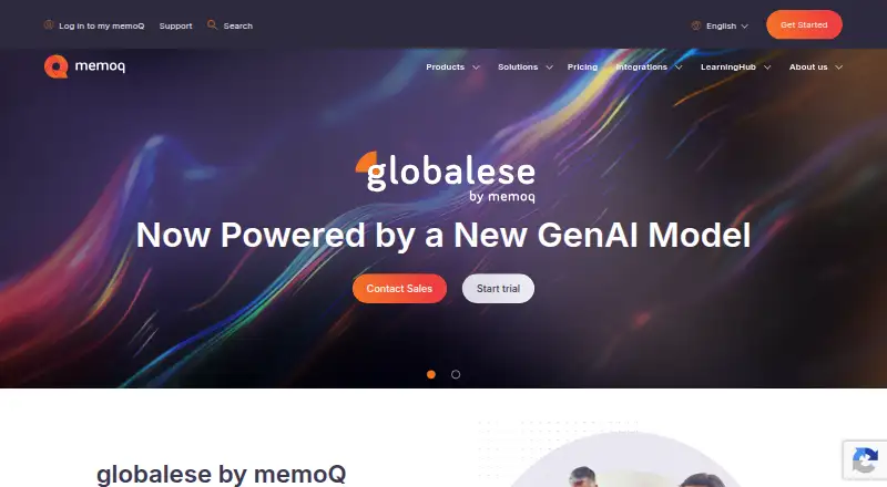 The Globalese homepage