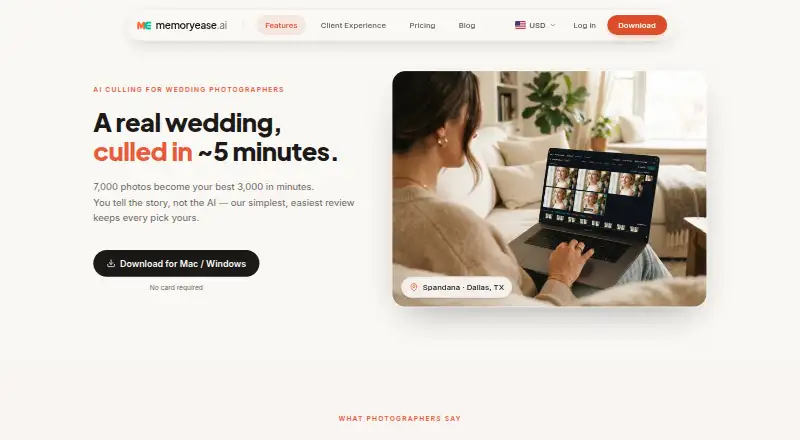 The Memory Ease homepage