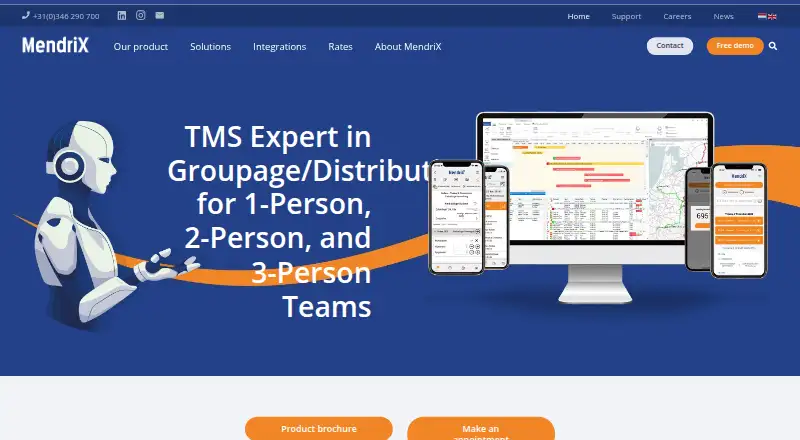 The MendriX homepage