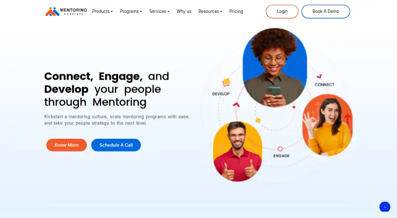 The Mentoring Complete homepage