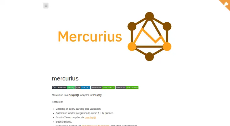 The Mercurius homepage