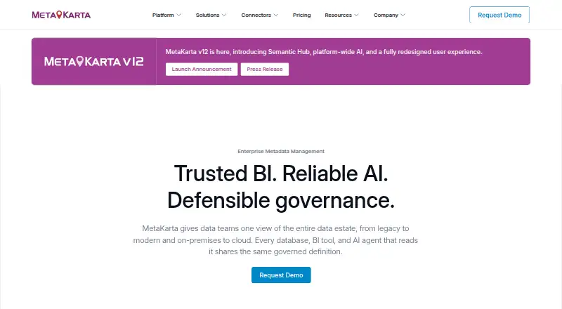 The MetaKarta homepage