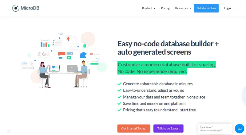 The MicroDB homepage