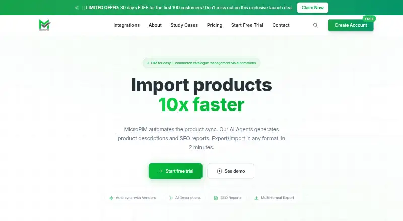 The MicroPIM homepage