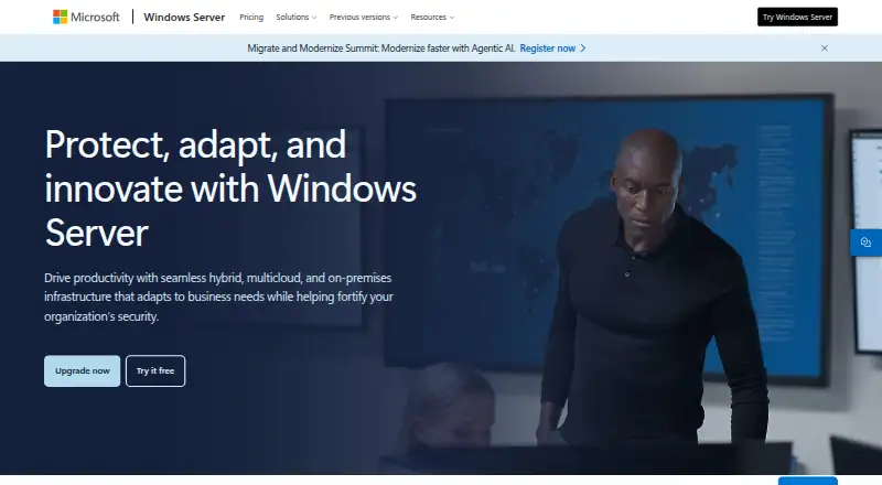 The Microsoft Windows Server IPAM homepage