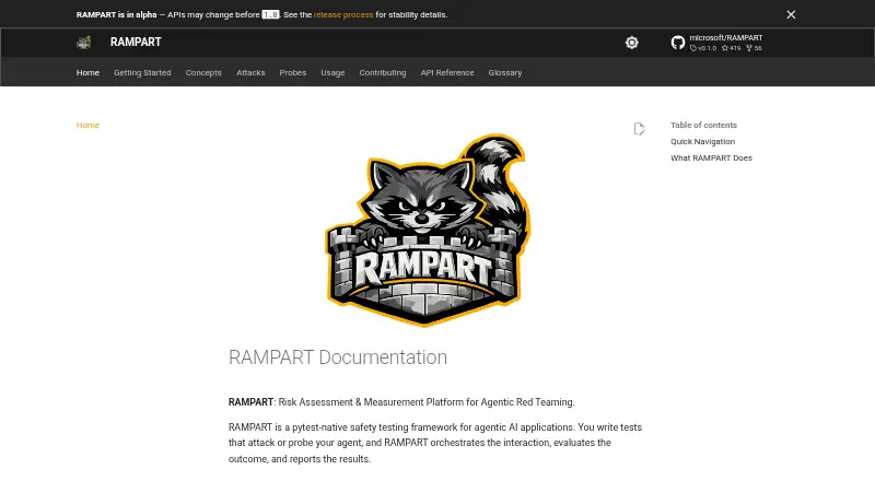 The RAMPART homepage